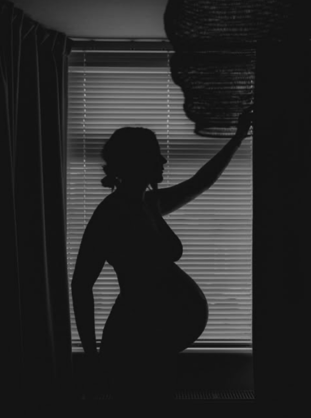 Quiet moment during postnatal recovery, Gold Coast